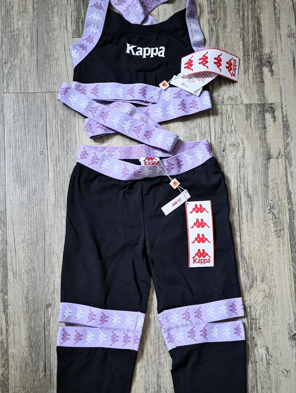 Kappa Black Leggings & top